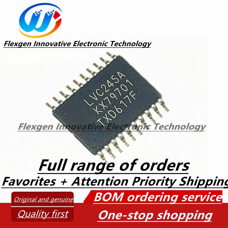

SN74LVC245ADWR LVC245A SOIC-20 три-государственный выход, восемь шин
