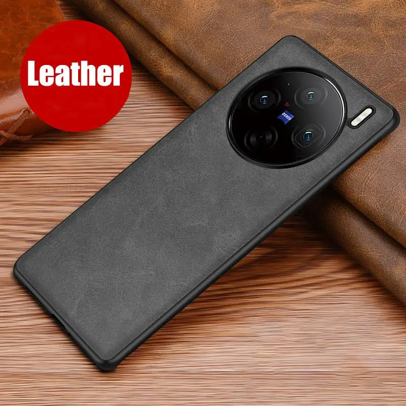 Per Vivo X100 Pro Plus Custodia Per Telefono In Pelle Skin Feel Per Vivo X90S X80 Pro Plus Cover Posteriore Protettiva Ultra Sottile Per Vivo X100 Pro