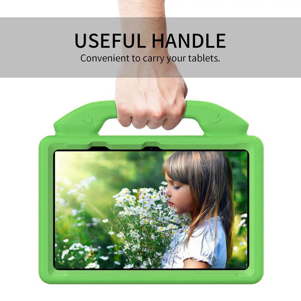 König Design Custodia Per Tablet Lenovo Tab M10 (3ª Gen) – Copertura 360° In Tessuto Verde, Con Supporto Magnetico - 6
