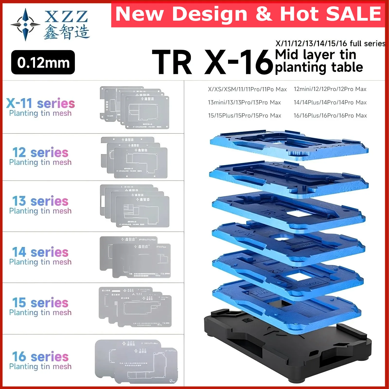 iPhoneＸＲ XZZ L2023 Heating Board For iPhone X -13 14 15 16 pro max