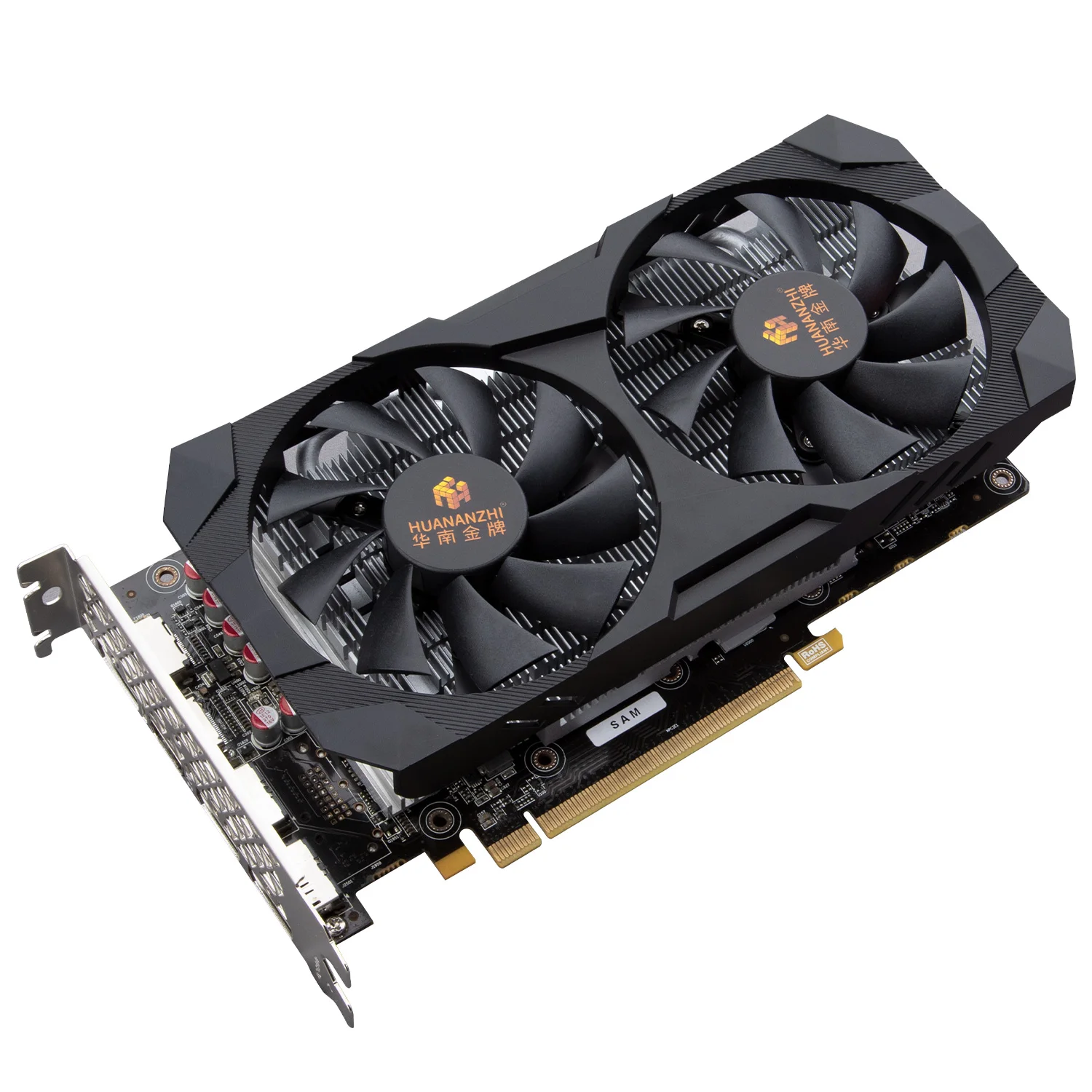 HUANANZHI RX 580 8G 16G 2048SP  Graphics Cards 256Bit GDDR5 HDMI-Compatible GPU RX580 8GB Video Card