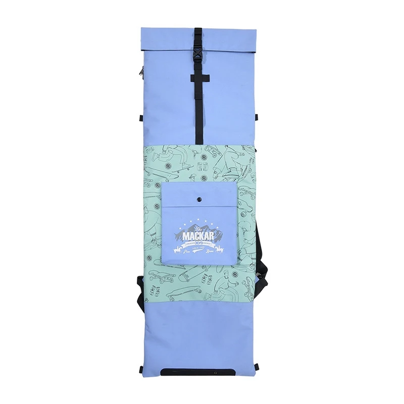 Top! MACKAR POPULAR SIMPLE Skateboard Backpack Folding Skateboard Bags