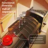 Vintage Steam Train Track Toy Gift Set Simulate Electric Small Train Track Car Toy Surprise Christmas Gift For Children Boys 4