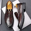 British Style Classic Loafers Men's Thick Soled Genuine Leather Business Formal Adult Leather Shoes Brand Low Heel Casual Shoes 3
