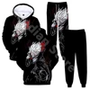 Dandadan Manga Okarun 3D Sweatsuit Fashion Hoodie Jogger Pants Two Piece Suit Casual Sweatshirts+Sweatpants 2 Pieces Sets 3