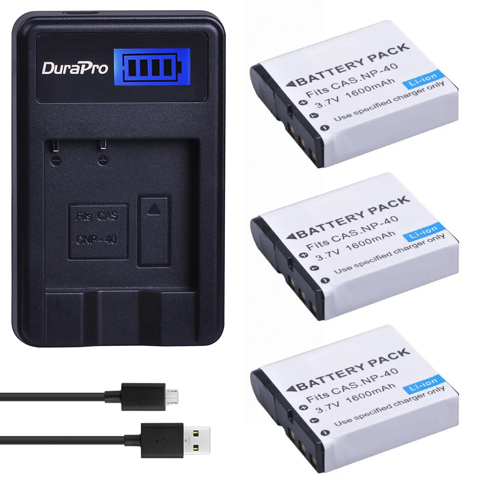 1600mAhNP40BateriaNP40BatteryChargerforBENQDLI102FUJIFILM