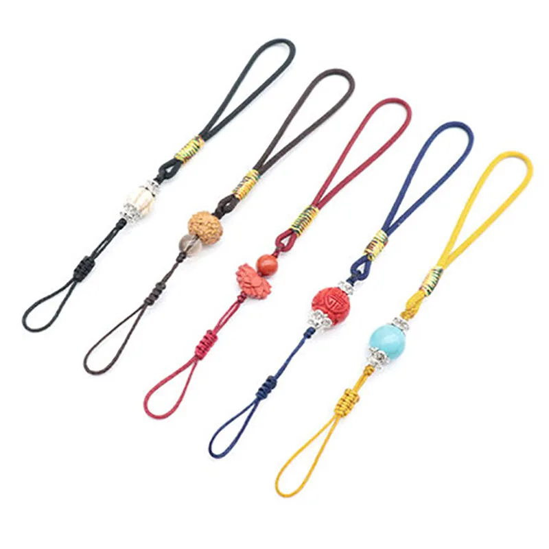 Handmade Hand-woven Teapot Lid Rope Kung Fu Tea Ceremony Ceramic Teapot Cover Rope with beads Ceramic Cup Rope