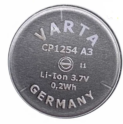 1 шт. ~ 10 шт./лот CP1254 A3 3 7 V LIR1254 Bluetooth-гарнитура Аккумуляторная батарея Новинка