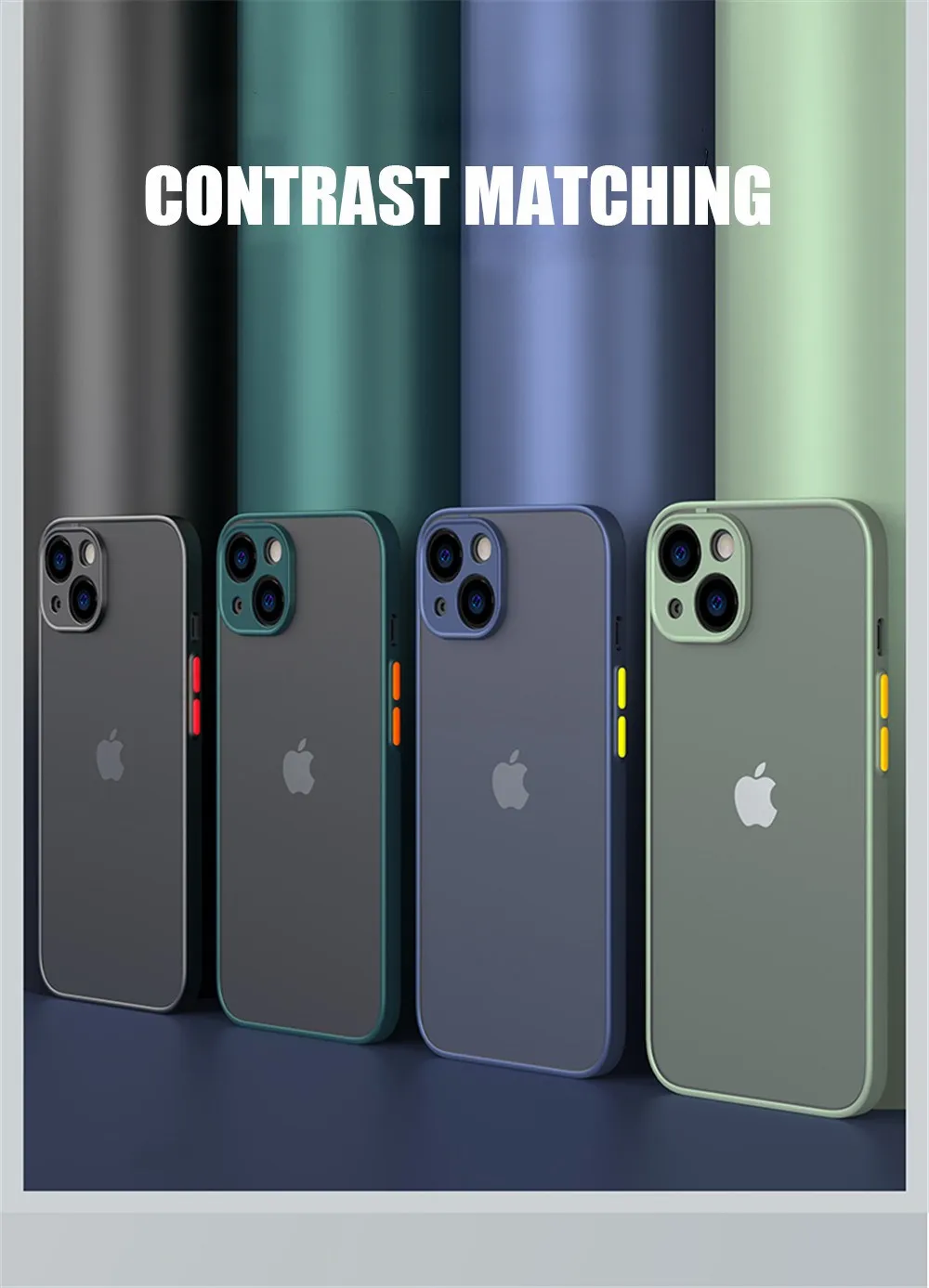 Capa de telemóvel mate antichoque para huawei e honor_voghion.com