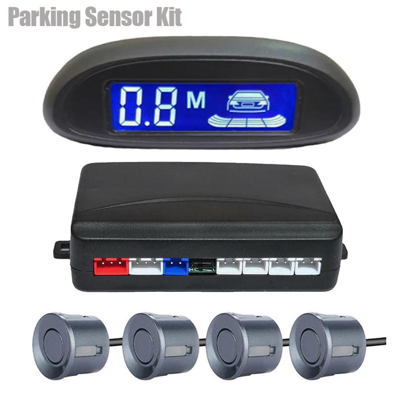 Multiple Radar Car Parktronic LED Parking Sensor Kit Radar Backlight Display Bac