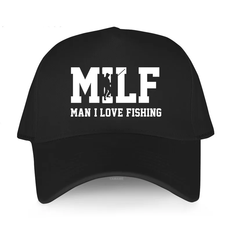MILF Man I Love Fishing Baseball Caps 
