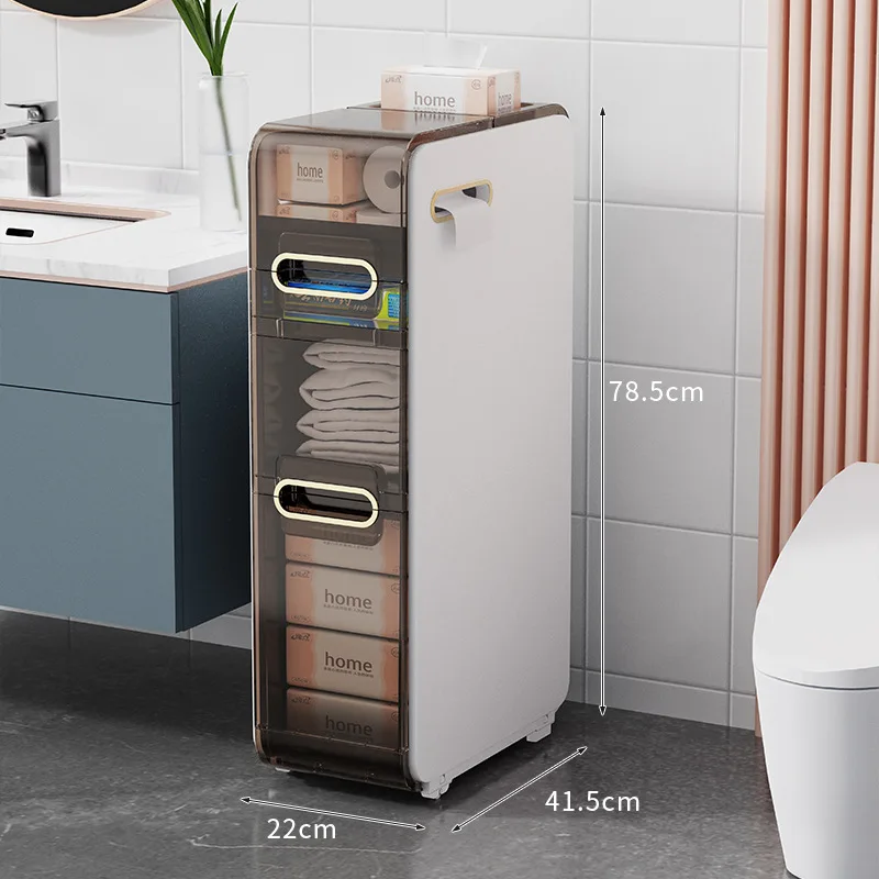 Storage Cabinet For Small Spaces Toilet Cabinet For Narrow - Temu