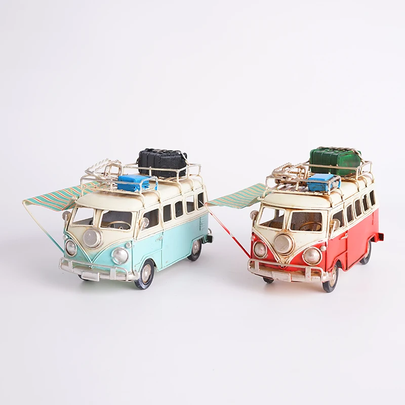 

Home Decor For Home InteriorOrnaments for Homeretrotuinkabouterindustrial DecorMetal Caravan ModelIron OrnamentsCamperBus Model