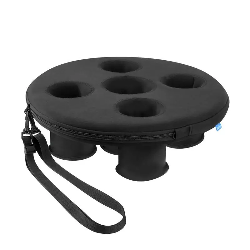 

Floating Drink Holder Drink Float With 5 Holes For Hot Tub Floating Tray Parties Spa Hot Tub Drink Floaties Pool Accessories