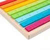 Wooden Montessori Teaching Aids Math Toys Color Fraction Sticks Kindergarten Early Education Learning Educational Toys For Kids 5