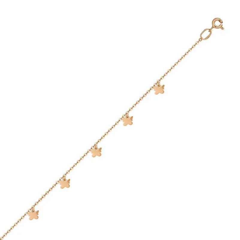Золотой браслет 585 пробы MIUZ Diamonds (Московский ювелирный завод) | Украшения и
