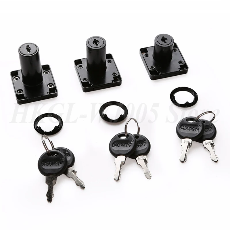 1PC Thickened Zinc Alloy Cabinet Lock Drawer Lock 2 Keys Mailbox Office Desk Cabinet Door Furniture Hardware Cabinet Door Lock Drawer Lock