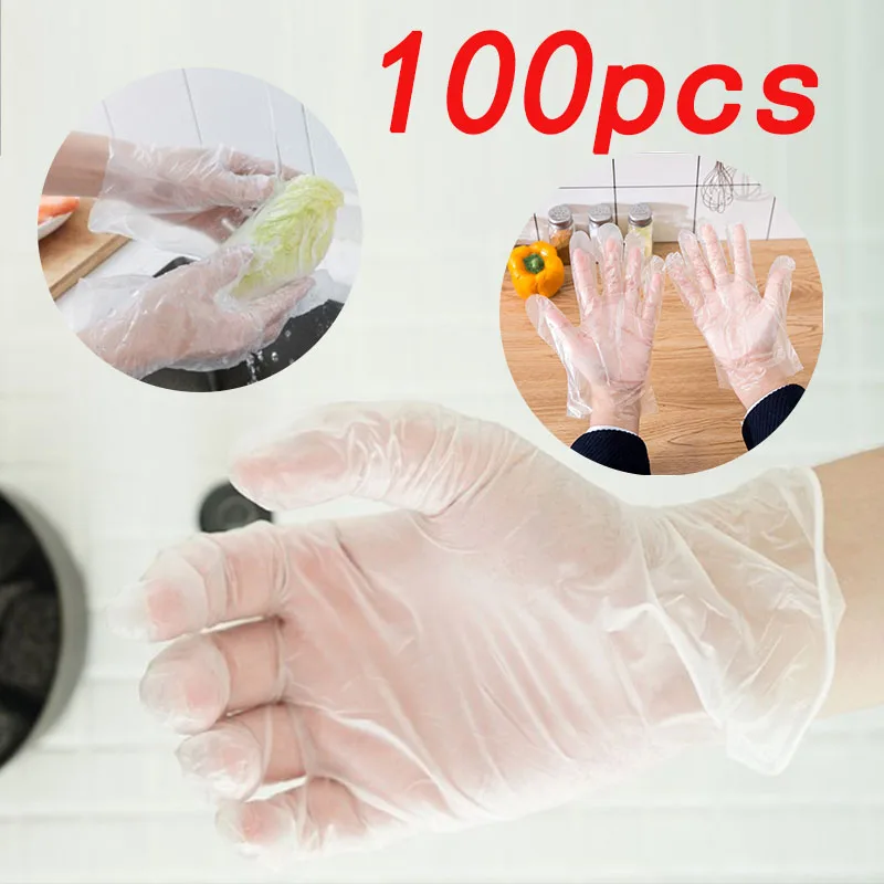 Les Gants Jetables De 10 Sacs épaississent L'accessoire De Cuisson De  Cuisine De Gant De Sécurité Alimentaire Transparent 