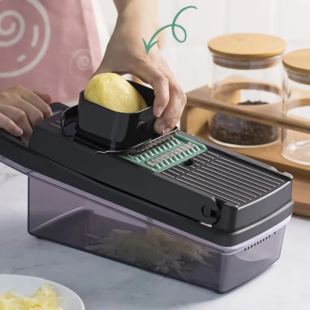 Vegetable Slicer Multifunctional Vegetables Chopper Handle Grate Food Choppers Vegetable Slicer Dicer Cut Kitchen Accessories