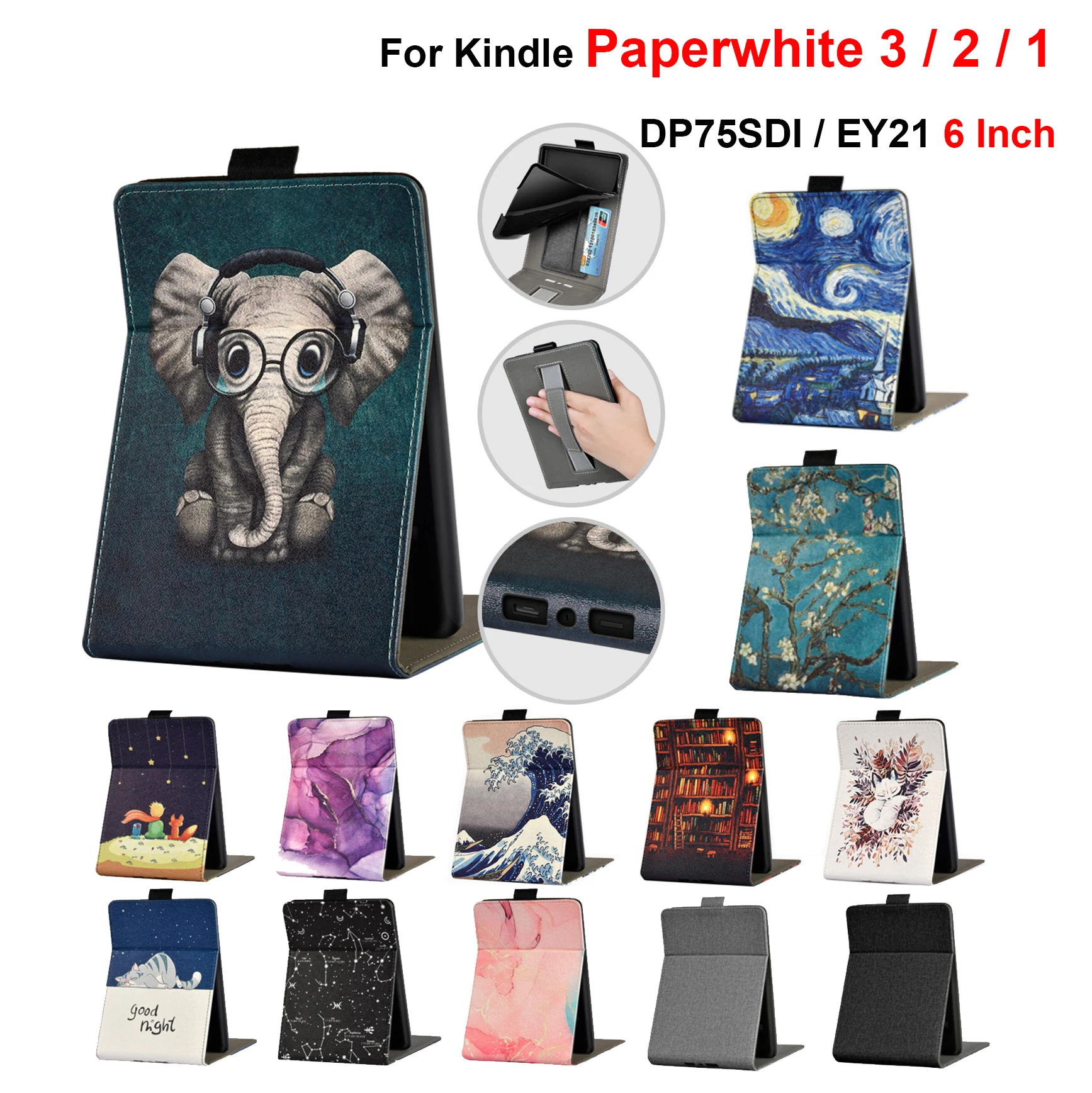 Kindle Paperwhite DP75SDI レザーカバー付き Kindle Paperwhite DP75SDI レザーカバー付き Amazon.co.jp
