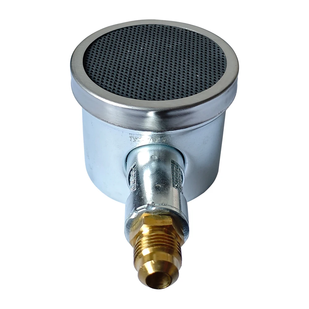 Small Portable Infrared Burner with 1.96MM Orifice Nozzle Adapter with 5/8-18UNF Male Thread Galvanized Steel Heating Space