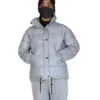 White Reflective Puffer Jacket 5