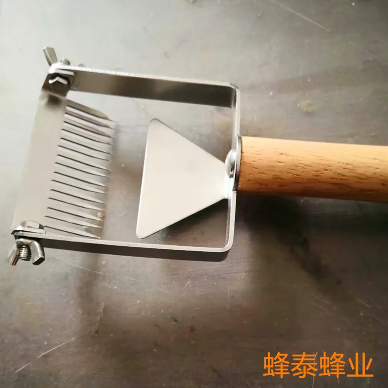 2 Pezzi Speciale Transfrontaliero Per Forchetta Da Taglio Per Miele Bilanciata Ad Ago Regolabile Raschietto Per Miele Taglierina Per Miele Coperchio P