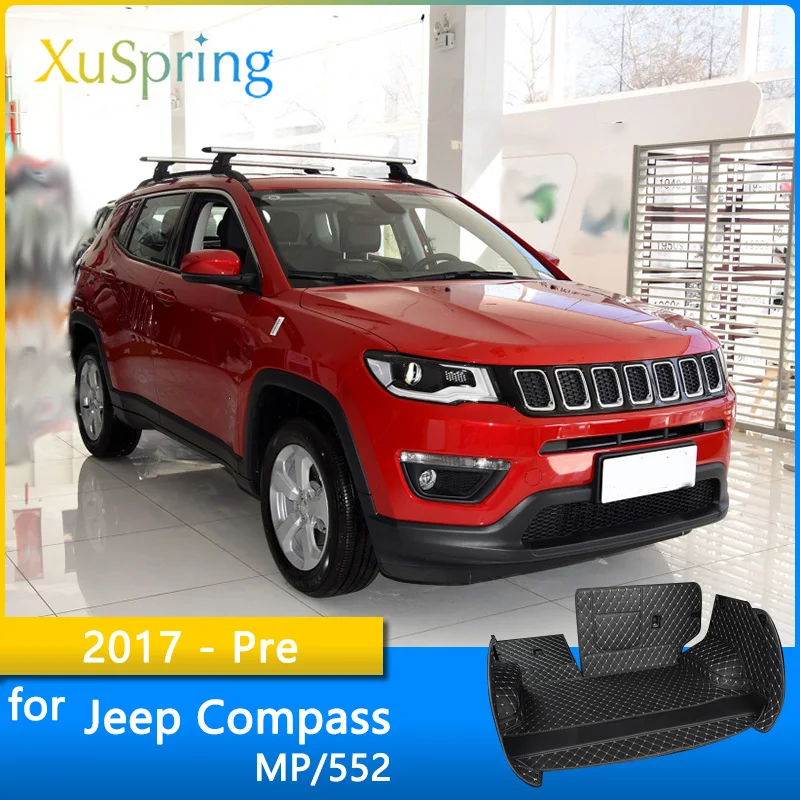 

Car Trunk Mat Cargo Liner For Jeep Compass MP/552 2017 2018 2019 2020 2021 2022 Rear Tail Durable Boot Cover Protective Styling