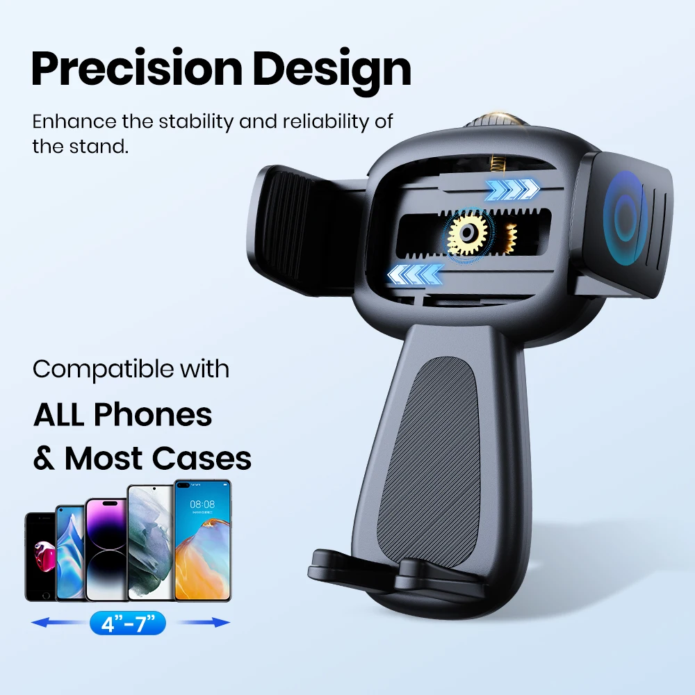 Car Phone Holder Mount for Vent, Military Sturdy Metal Clip Air Vent Phone Holde