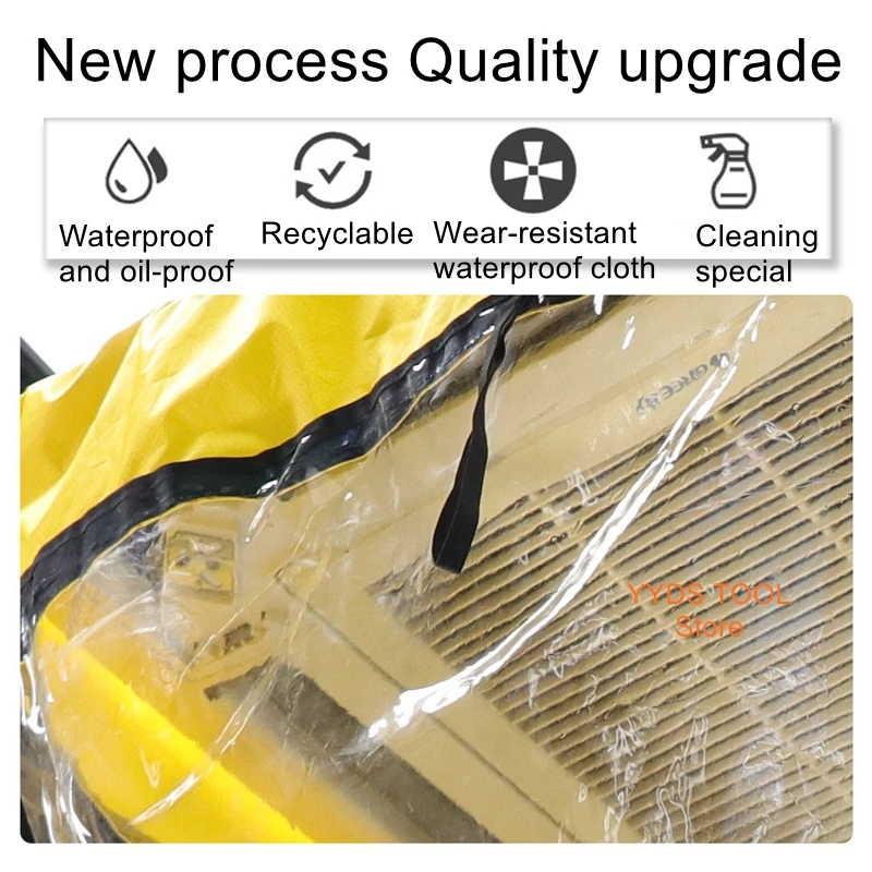 Air conditioning cleaning cover cleaning air conditioning water catch cover waterproof cover cleaning tool cover 3