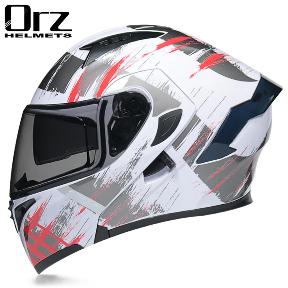 Spedizione Gratuita Racing Full Face Casco Moto Fast Riding Safety Casque Four Seasons Warm Cascos Para Moto Bluetooth Flip Up