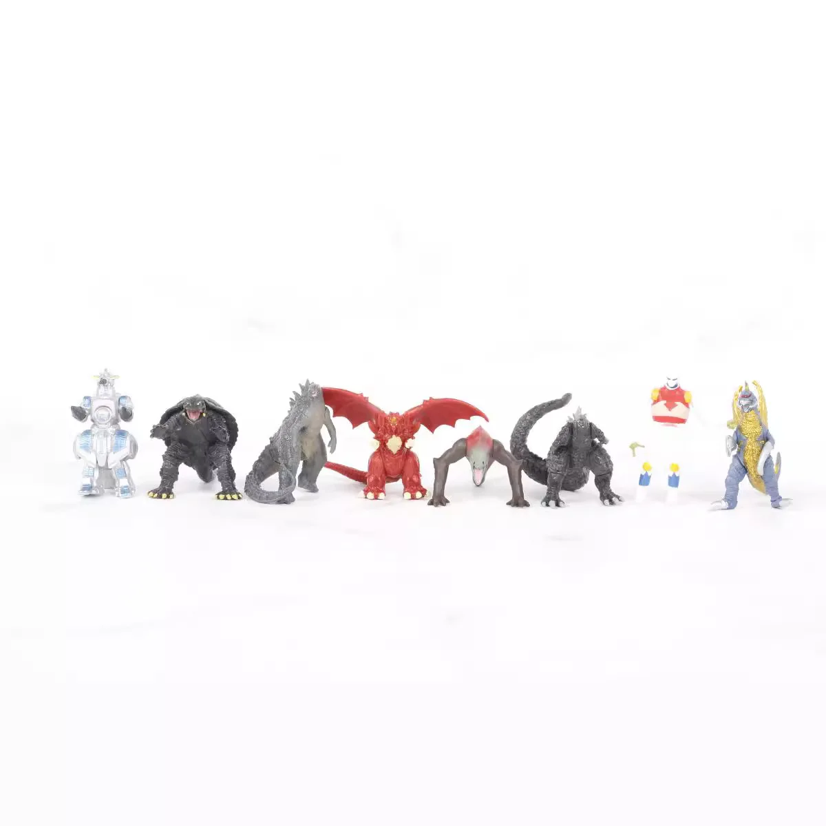 24 teile/satz Anime Godzilla King Kong Rodan Q Version Mini Action Figure PVC Modell Spielzeug puppe Schreibtisch Dekor Sammeln Geschenke – Detail 2