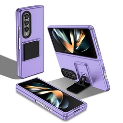 Galaxy Z Fold Series Case with Built - in Kickstand and Camera Protection - Anti - Scratch, Multi - Color Options - Galaxy Z Fold 6 (PURPLE)