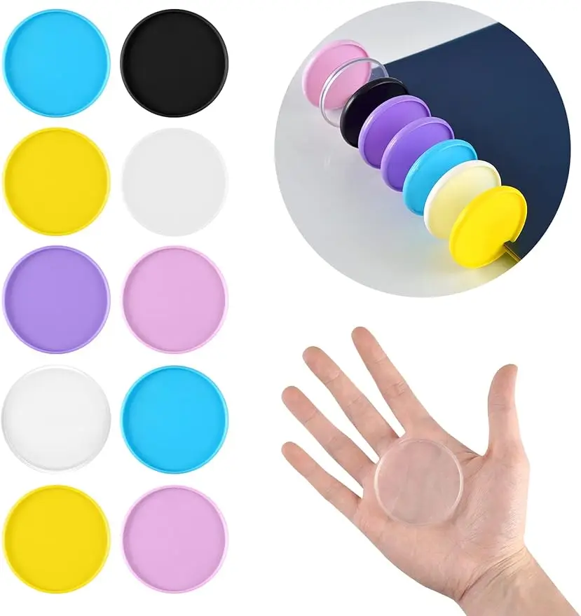 Plastic Binding Rings Book Binding Supplies 30pcs 2 Inch Discbound Discs Plastic Expander Discs Colored Binder Rings Book Binding Discbound Expansion Disc Planner Binders