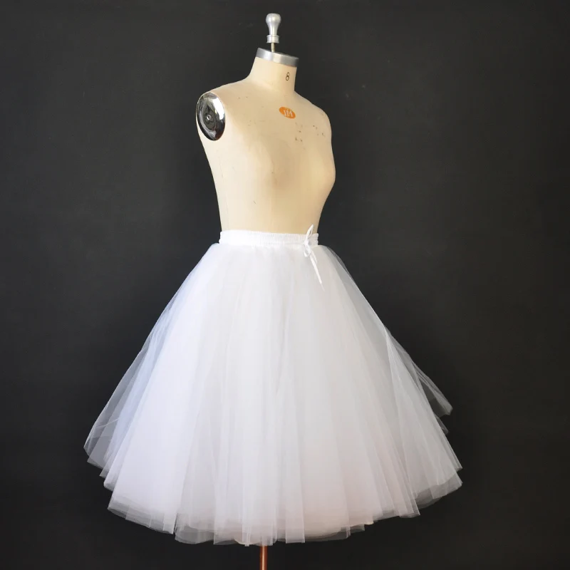 70 CM Tulle Bridal Petticoat Waist Adjustable Hopless Women Wedding Dress Underskirt