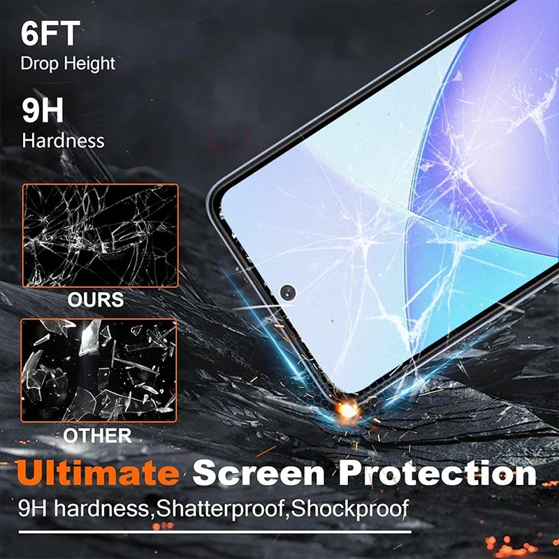 10D Anti-Fingerprint Matte Tempered Glass Screen Protector with HD Protective Film
