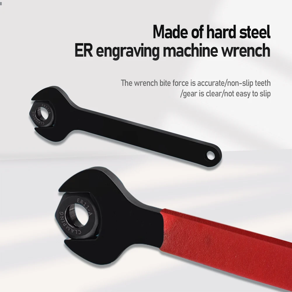 ER11 Spring Collet Specific ER Universal Wrench A-Type ER11 ER16 ER20 Suitable For Spring Collet Installation Carving machine