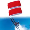 2 Pcs Ski Straps Adjustable Snowboard Carrier Strap Ski Fixing Wraps Ski Wraps Ties Fastener Straps for Carrying Ski Gear 2