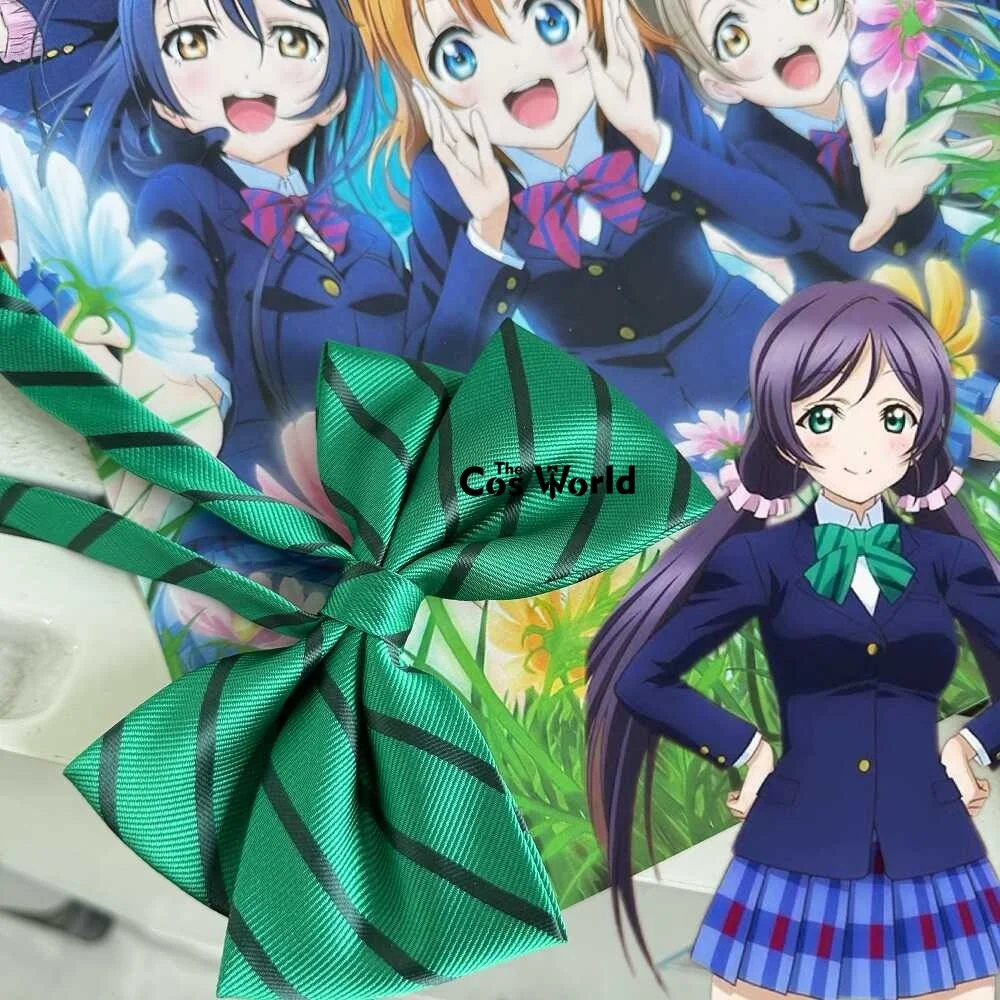 Love Live 9 Characters Kousaka Honoka Sonoda Umi Ayase Eli Anime Bow Tie for Japanese JK School Uniform Cosplay Costumes 6