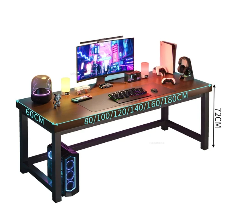 Description Picture 2 of itemModern Simple Desktop Computer Desks Bedroom Home E-sports Table Home Office Desk Work Table Student Study Writing Table T