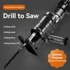 Portable Reciprocating Saw Adapter Electric Drill Modified Electric JigSaw Curve Saw Power Tool for Wood PVC Steel Pipe Cutting 1