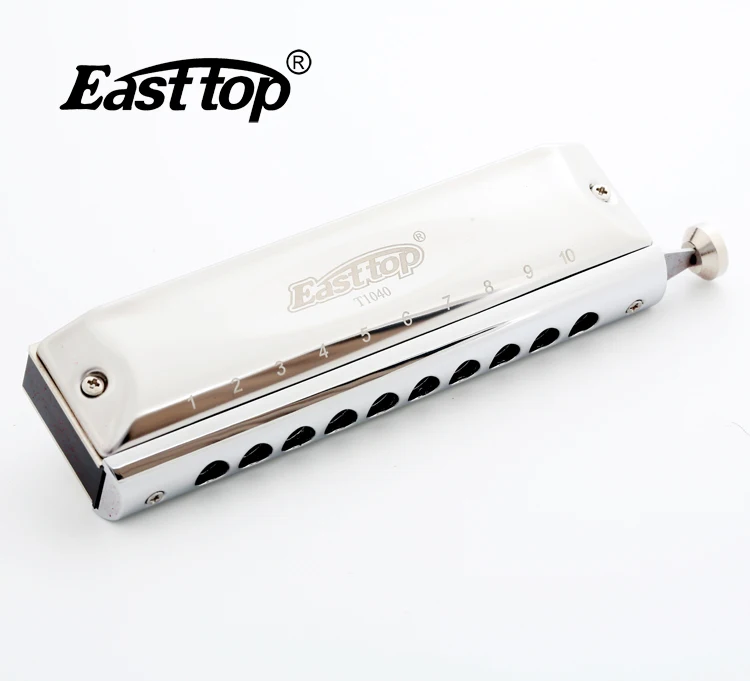 EASTTOP Harmonica Music Instruments Key of C 10 Holes 40 Tones Chromatic Instrumentos Musicales Chromatic Competitive 4