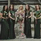 Bridesmaid Dresses Wedding Party For Women 2022 Elegant Black Satin A Line Long Night Woman's Evening Formal Gowns