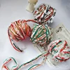 Christmas Special Hand Wool Mixed Thread Diy Tassel Hand Book Decoration Hand Made Knitting Wool Wrapping Thread Yarn Material 2