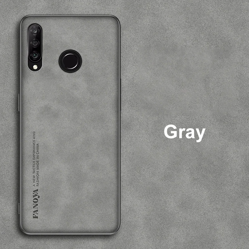 Luxury PU Leather Matte Silicone Phone Case - Premium Back Cover