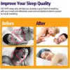 30Pcs/Box Anti-Snoring Stickers For Children Adult Night Sleep Lip Nose Breathing Improving Patch Mouth Correction Sticker Tape 4