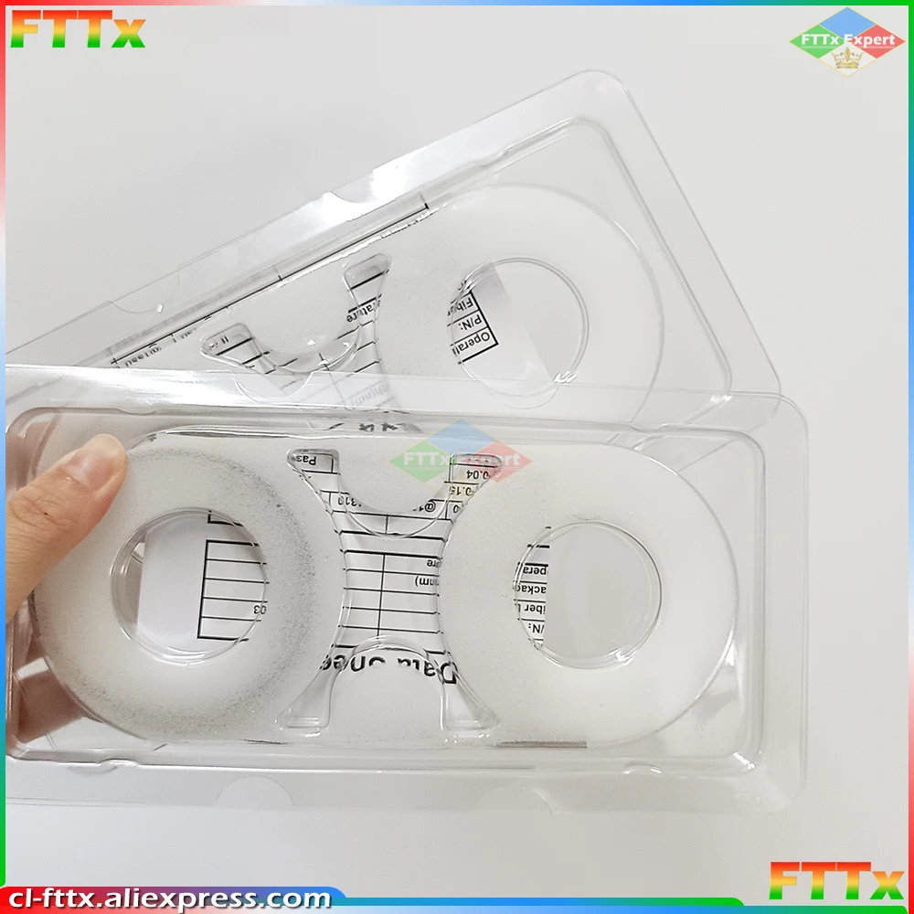 10-30pcs/lot 1x2 1x4 1x8 1x16 color Fiber optic PLC splitter without connector cable 0.9mm Mini Blockless 2,4 Ports PLC Splitter