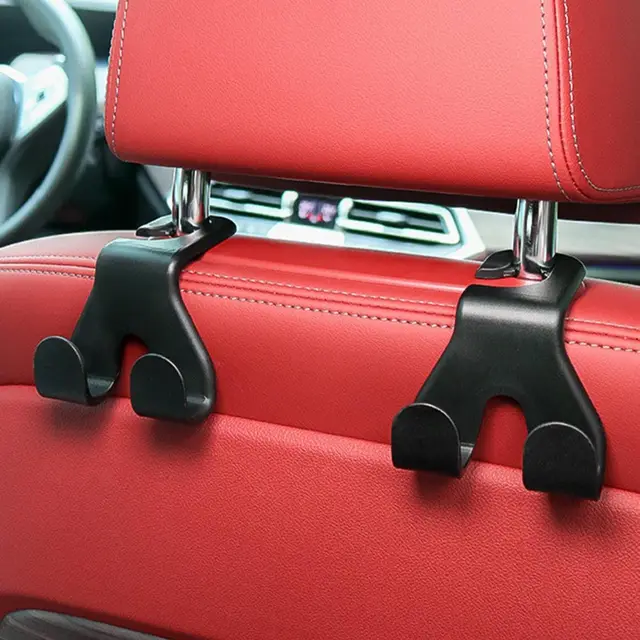 Concealed Creative New Car Seat Back Hook Multi Functional Rear Car Phone Holder Hook Automotive Accessories 1