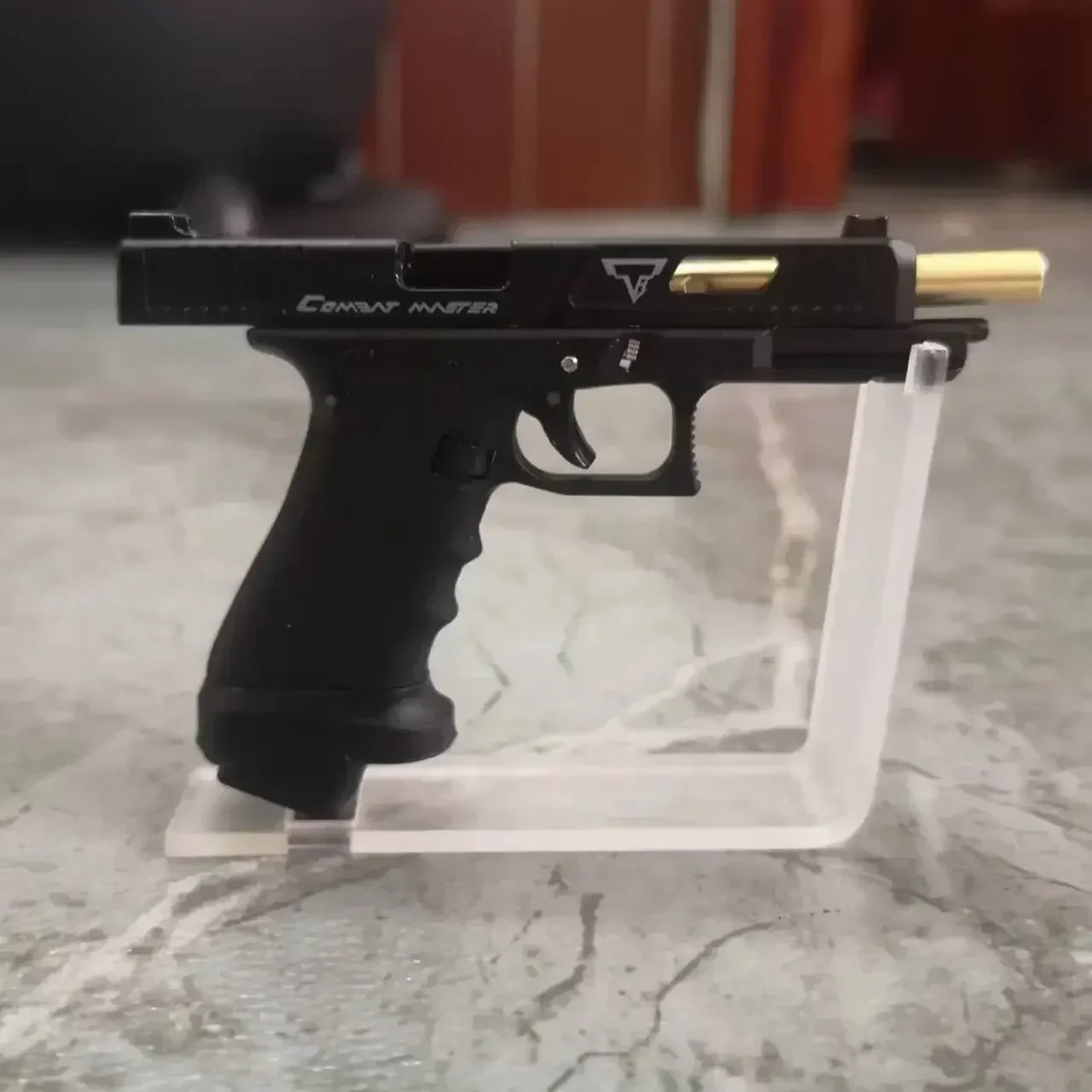 2024 NEW 1:3 G17 G34 TTI Taran Tactical Alloy Empire PUBG Mini Pistol Keychain Gun Fidget Shell Ejection Free Assembly 4