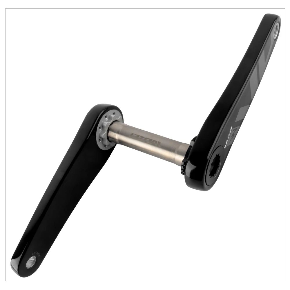 WUZEI Rennrad Carbon Kurbel 24 mm Spindel 165 170 mm Fahrradkurbelgarnitur 8 Schrauben Direktmontage Speed Bike Kettenrad für Shimano R8000 – Detail 26